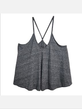 We The Free People Grey Women's Oversized Flowy Tank, Size M ~ EUC